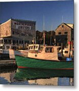 Lobster Boat Belfast Maine Img 5851 Metal Print