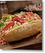 Lobster Roll Metal Print