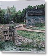 Lock 12 Color Metal Print