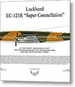 Lockheed Ec-121r 553rs Korat Rtafb Metal Print
