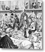 London Banquet, 1872 Metal Print