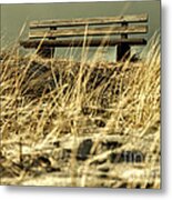 Lonely Bench Metal Print