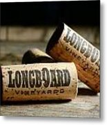 Longboard Corks Metal Print