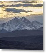 Longs Peak 3 Metal Print