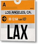 Los Angeles Luggage Poster 2 Metal Print