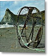 Lost At Dry Lagoon Metal Print