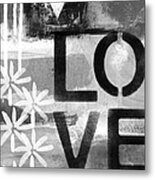Love- Abstract Painting Metal Print