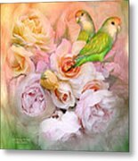 Love Among The Roses Metal Print