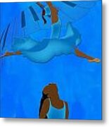 Love Is Blue Metal Print