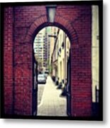 Lovely Capstone And Gate Metal Print