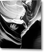 Lower Antelope Canyon Shrub Metal Print