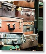 Luggage Sets For Travel Metal Print