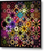 Luminiscent Kaleidoctogarden Metal Print