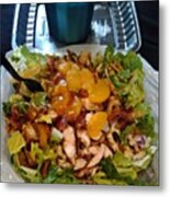 #lunch #trimana #chinese #chicken #salad Metal Print