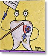 Lying Through Your Teeth Metal Print