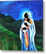 Madonna And Child  Hope For The World Metal Print