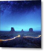 Magic Monument Valley Metal Print