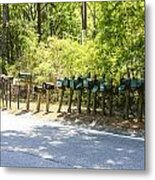 Mail Boxes Metal Print