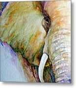 Majestic Elephant_up Close Metal Print