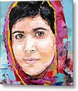 Malala Yousafzai Metal Print