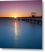 Mandurah Glow Metal Print