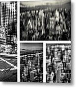 Manhattan Collection I Metal Print