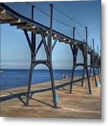 Manistee North Pierhead Metal Print