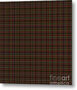 Maple Leaf Tartan Metal Print