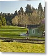 March Sunset Roaring Camp Metal Print