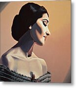 Maria Callas Painting Metal Print