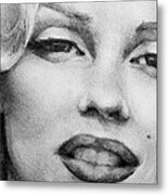Marilyn Monroe - Close Up Metal Print