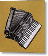 Marilyn's Accordion Metal Print