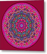 Mary Grace Mandala Metal Print