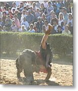 Maryland Renaissance Festival - Jousting And Sword Fighting - 1212101 Metal Print