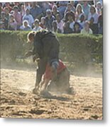 Maryland Renaissance Festival - Jousting And Sword Fighting - 1212103 Metal Print