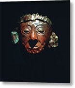 Mask From The Lord Of Sipan's Tomb Metal Print