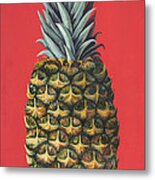 Maui Pineapple 2 Metal Print