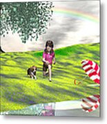 May You Jump In Puddles Metal Print