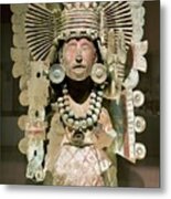 Mayan Maize God Statue Metal Print