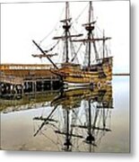 Mayflower Ii Reflections Metal Print