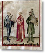 Medieval Musicians Metal Print