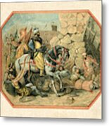 Mehmed Ii The Conqueror In Constantinople 1453 Metal Print