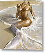 Mermaid Metal Print