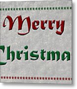 Merry Christmas Metal Print