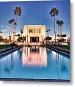 Mesa Lds Temple Metal Print