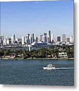 Miami Daytime Panorama Metal Print