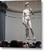 Michelangelo's David Metal Print