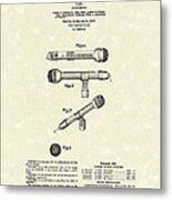 Microphone 1968 Patent Art Metal Print