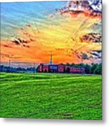 Milan First United Methodist Church Metal Print