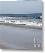 Mild Winter Day At Jones Beach Metal Print